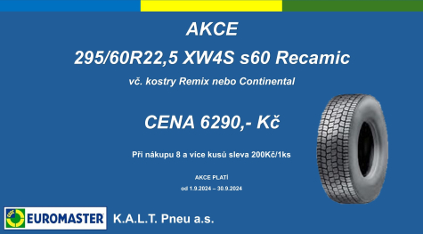 29560R22,5 XW4S s60 Recamic